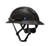 Hardknock Resolve - Full Brim - Class C - Type 2 Safety Helmet - Vented - Black - 100-0-001