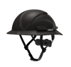 Hardknock Resolve - Full Brim - Class C - Type 2 Safety Helmet - Vented - Black - 100-0-001