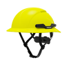 Hardknock Resolve - Full Brim - Class C - Type 2 Safety Helmet - Vented - Neon Yellow - 100-0-740