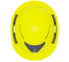 Hardknock Resolve - Full Brim - Class C - Type 2 Safety Helmet - Vented - Neon Yellow - 100-0-740