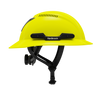Hardknock Resolve - Full Brim - Class C - Type 2 Safety Helmet - Vented - Neon Yellow - 100-0-740