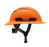 Hardknock Resolve - Full Brim - Class C - Type 2 Safety Helmet - Vented - Orange - 100-0-840