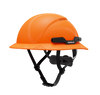 Hardknock Resolve - Full Brim - Class C - Type 2 Safety Helmet - Vented - Orange - 100-0-840 
