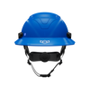 Hardknock Resolve - Full Brim - Class G,C,E - Type 2 Safety Helmet - Non-Vented - Blue - 105-0-460