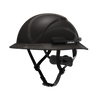 Hardknock Resolve - Full Brim - Class G,C,E - Type 2 Safety Helmet - Non-Vented - Black - 105-0-001