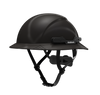 Hardknock Resolve - Full Brim - Class G,C,E - Type 2 Safety Helmet - Non-Vented - Black - 105-0-001