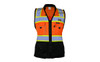 ML Kishigo Class 2 Orange Womens Heavy Duty Surveyors Vest