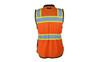 ML Kishigo Class 2 Orange Womens Heavy Duty Surveyors Vest