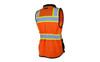 ML Kishigo Class 2 Orange Womens Heavy Duty Surveyors Vest