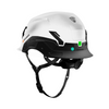 Studson SHK-1 Non-Vented Class E Type II -  White Carbon HD Safety Helmet