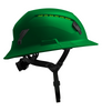 Studson SHK-1 Vented Full Brim Class C Type II - Forest Green Safety Helmet