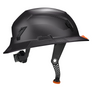 Studson Full Brim Non-Vented - HD Carbon Type II  Orange HighBar - SHK1-FB-ECF-OHB