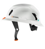 Studson Full Brim Non-Vented - HD White Carbon Type II  Orange HighBar - SHK1-FB-EWCF-OHB