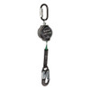 Safewaze Latitude Pro 7' Single Web SRL: Steel Triple Lock Carabiner, Alu Snap Hook - 018-5009