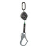 Safewaze Latitude Pro 7' Single Web SRL: Steel Triple Lock Carabiner, Rebar Hook - 018-5010