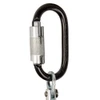 Safewaze Latitude Pro 7' Single Web SRL: Triple Lock Carabiner, Alu Rebar Hook - 018-5011