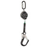 Safewaze Latitude Pro 7' Single Web SRL: Triple Lock Carabiner, Alu Rebar Hook - 018-5011