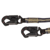 Safewaze Arc Flash 6' Energy Absorbing Lanyard: Aramid, Dual Leg, Dielectric Snap Hooks - 020-2040