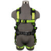 Safewaze PRO+ Construction Harness: 1D, QC Chest, TB Legs (L) No side D-rings - 021-1436