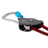Safewaze 6.5' Rope Positioning Assembly: Rope Adjuster, Alu Carabiners - 021-2065