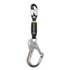 Safewaze 20" Restraint Web Lanyard: Alu Snap Hook, Alu Rebar Hook - 021-2075