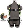 Safewaze PRO Construction Harness: 3D, MB Chest, TB Legs, Trauma relief (M) - 023-1229