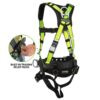 Safewaze PRO Construction Harness: 3D, MB Chest, TB Legs, Trauma relief (L) - 023-1230