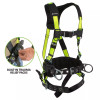 Safewaze PRO Construction Harness: 3D, MB Chest, TB Legs, Trauma relief (4X) - 023-1234
