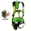 Safewaze PRO+ Construction Harness: 3D, QC Chest, TB Legs, Trauma relief (4X) - 023-1248
