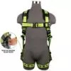 Safewaze PRO+ Harness: 1D, QC Chest, TB Legs, Trauma relief (S/M) - 023-1250