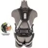Safewaze PRO+ Slate Construction Harness: Alu 3D, Alu QC Chest, TB Legs, Trauma relief (3X) - 023-1261