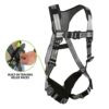 Safewaze PRO+ Slate Harness: Alu 1D, Alu QC Chest/Legs, Trauma relief (L) - 023-1266