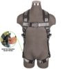 Safewaze PRO+ Slate Harness: Alu 1D, Alu QC Chest/Legs, Trauma relief (XL) - 023-1267