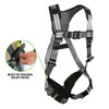Safewaze PRO+ Slate Harness: Alu 1D, Alu QC Chest/Legs, Trauma relief (3X) - 023-1269