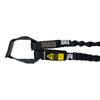 Safewaze Arc Flash 6' Internal Energy Absorbing Lanyard: Aramid, Dual Leg, Soft Loop, Snap Hooks - 024-2151