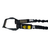 Safewaze Arc Flash 6' Internal Energy Absorbing Lanyard: Aramid, Dual Leg, Soft Loop, Alu Rebar Hooks - 024-2157