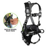 Safewaze PRO+ Slate Construction Harness: Alu 3D, Alu QC Chest/Legs, Trauma Relief (3X) - 025-1762