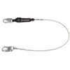 Safewaze PRO 6' Cable Energy Absorbing Lanyard: Snap Hook - FS560-CA