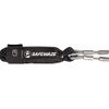 Safewaze PRO 6' Cable Energy Absorbing Lanyard: Dual Leg, Snap Hooks - FS561-CA
