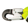 Safewaze PRO 6' Stretch Internal Energy Absorbing Lanyard: Dual Leg, Alu Rebar Hooks - FS596-ALU