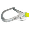 Safewaze PRO 6' Stretch Internal Energy Absorbing Lanyard: O-ring, Rebar Hook - FS66100