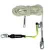 Safewaze PRO 50' Vertical Lifeline Assembly: Snap Hook, Rope Grab, EA Lanyard - FS700-50GA-3E