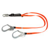 Safewaze V-Line 6' Energy Absorbing Lanyard: Dual Leg, Rebar Hooks - FS88566-E