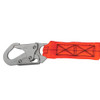 Safewaze V-Line 6' Stretch Internal Energy Absorbing Lanyard: Snap Hooks - FS88590