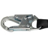 Safewaze PRO 6' Stretch Energy Absorbing Lanyard: 12' FF Steel Snap Hooks - FS88760-FF