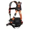 Safewaze V-Line Construction Harness: 3D, MB Chest, TB Legs (L) - FS99160-E-L