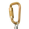 Safewaze Latitude HD 7' Single Web SRL: Carabiner, 20" Tie-Back, Tie-Back Snap Hook - FS-FSP1407-W-TBH