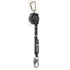 Safewaze Latitude HD 10' Single Cable SRL: Carabiner, Snap Hook - SW8008-10