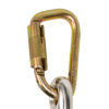 Safewaze Latitude HD 10' Single Cable SRL: Carabiner, Snap Hook - SW8008-10