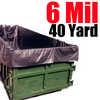 6 Mil 40 Yard Dumpster Liner